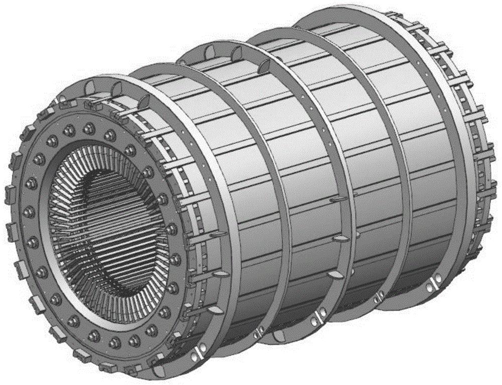 定子鐵心拉桿應(yīng)變測試分析